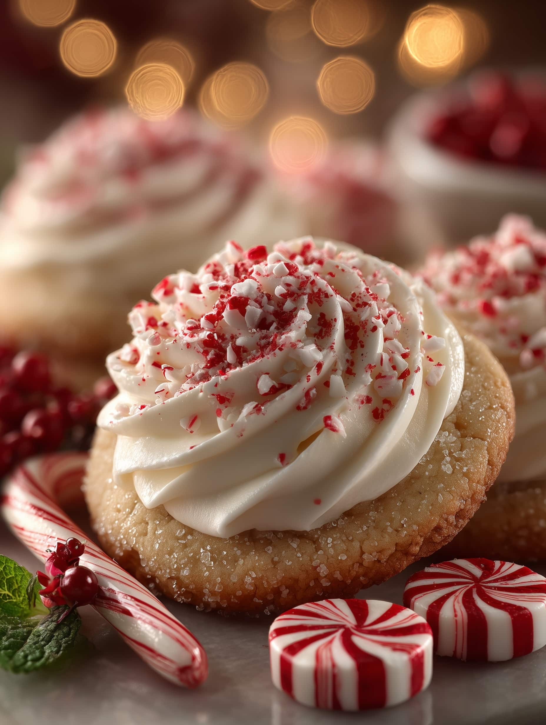 Peppermint Chocolate Cookies Recipe - Recipe Image