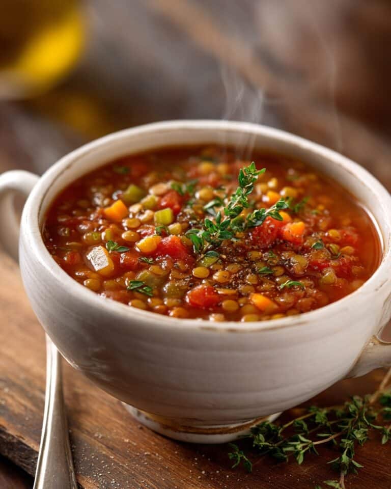 Mediterranean Lentil Soup Recipe