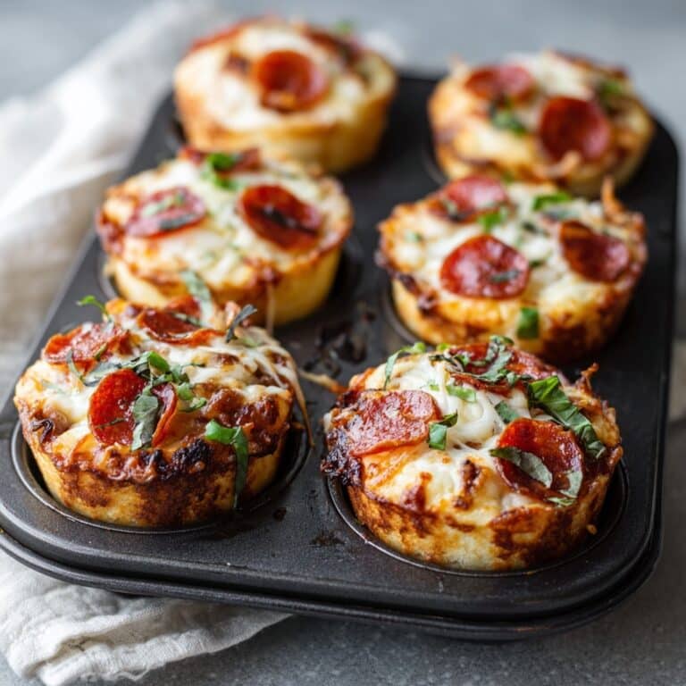 Easy Pizza Cupcakes Recipe