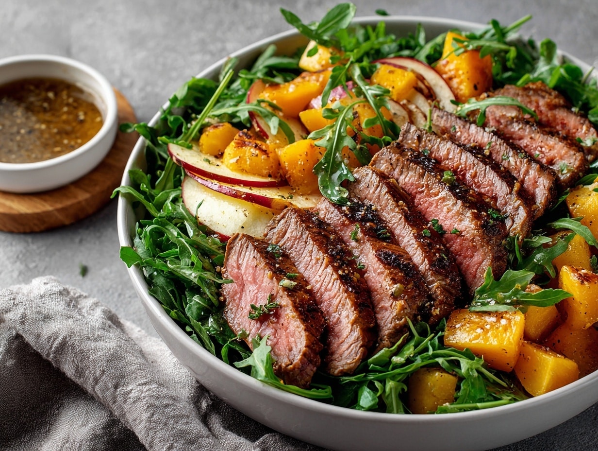 Butternut Squash Garlic Herb Steak Recipe - Recipe Image