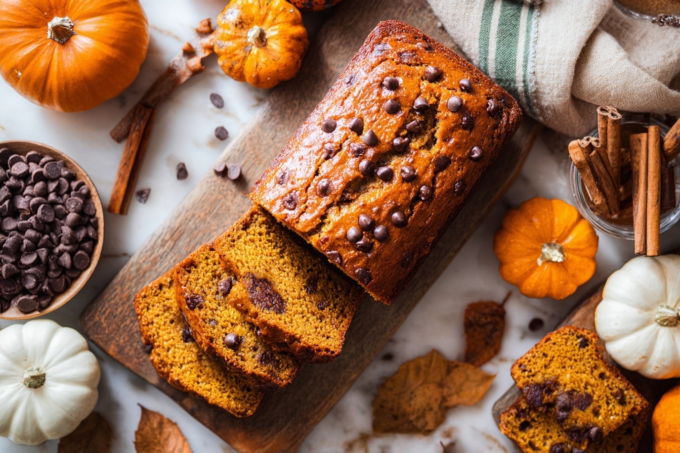 Sourdough Pumpkin Apple Bread with Cinnamon and Pecans Recipe - Recipe Image