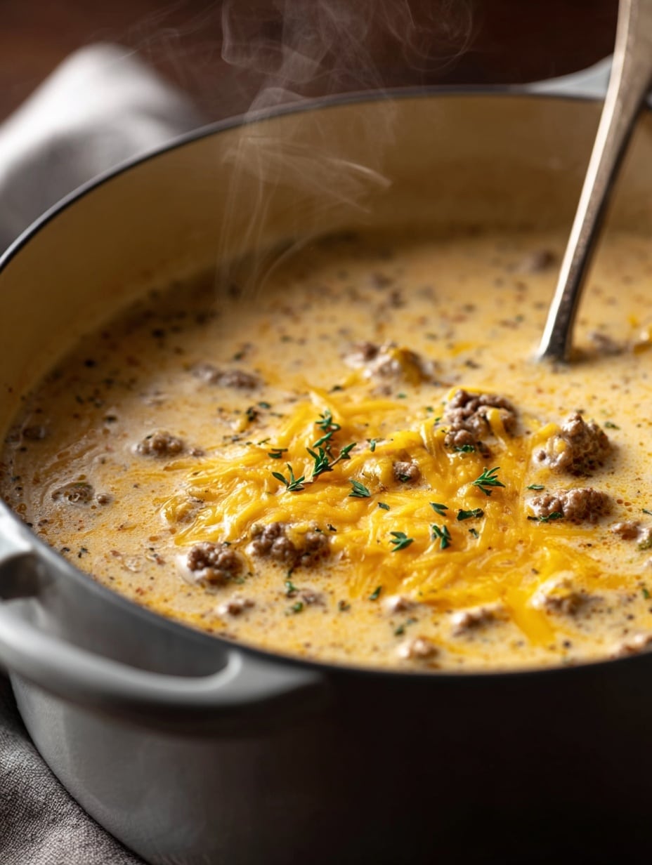 Creamy Cheesy Potato Soup Recipe - Recipe Image