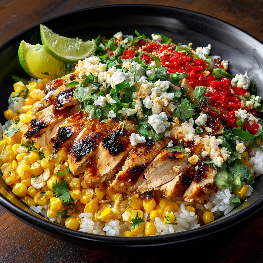 Cilantro Lime Chicken Bowls Recipe - Recipe Image