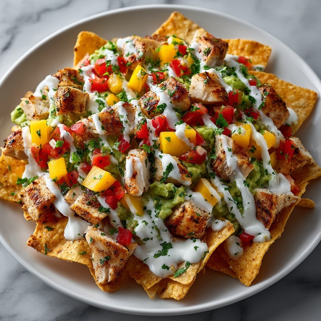 Loaded Chicken Nachos Recipe - Recipe Image