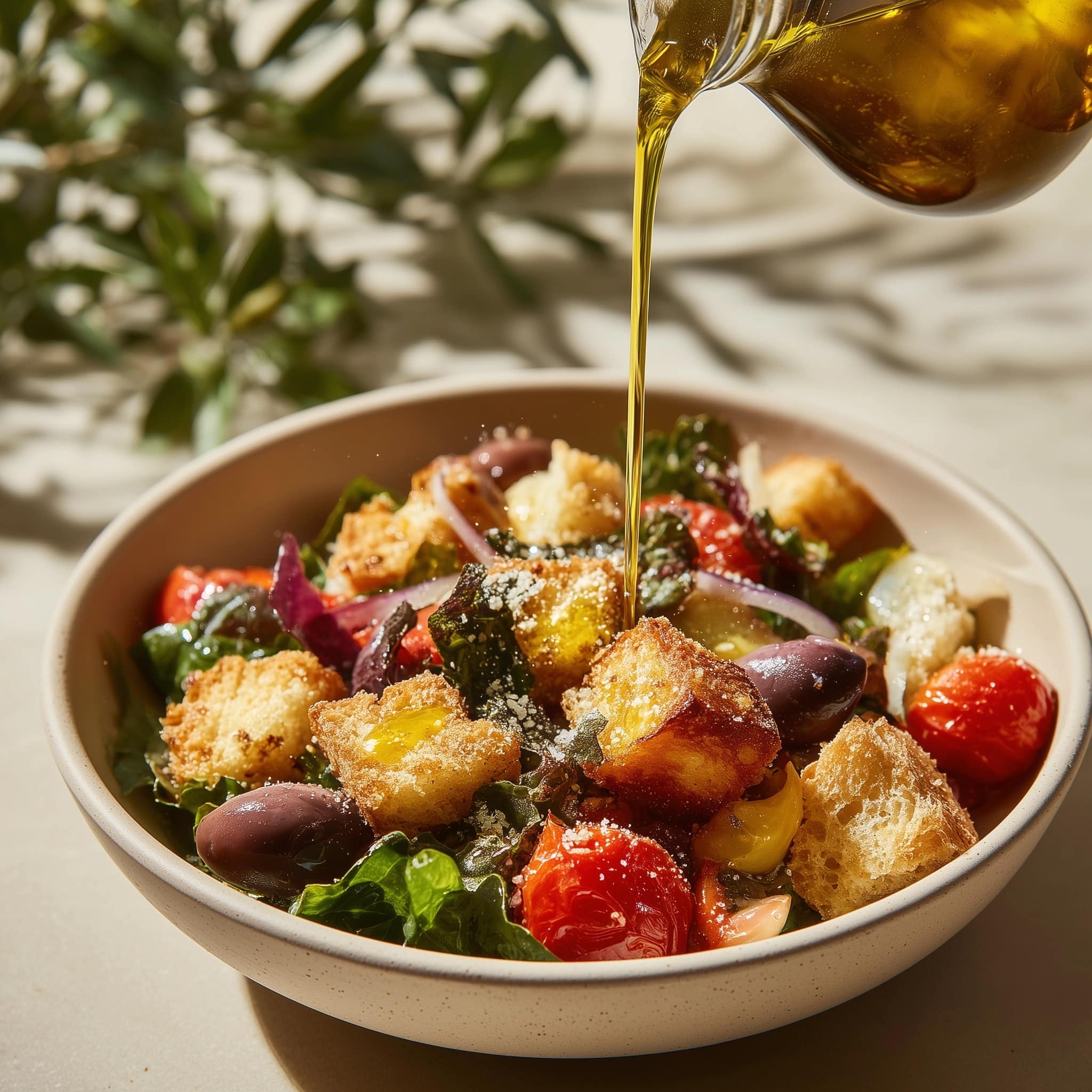 Olive Salad with Lemon-Pomegranate Dressing Recipe - Recipe Image