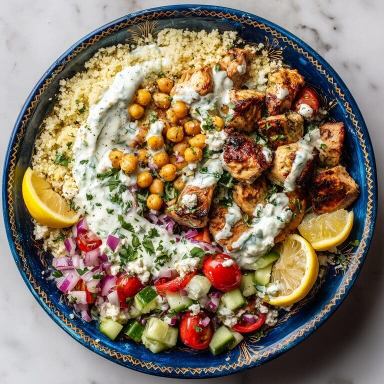 Crispy Chicken Tikka Bowls with Mint Sauce Recipe