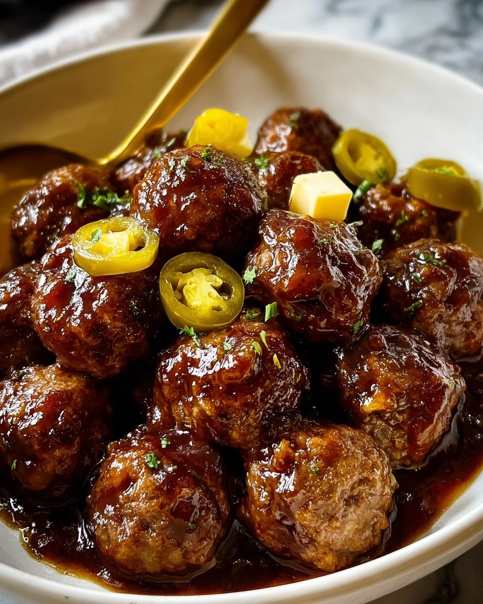 Crockpot Mississippi Meatballs Recipe - Recipe Image