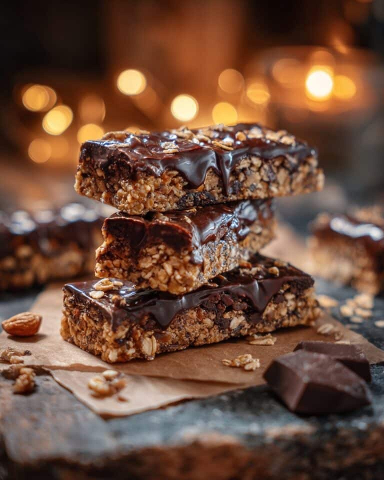 Peanut Butter Cup Granola Bars Recipe