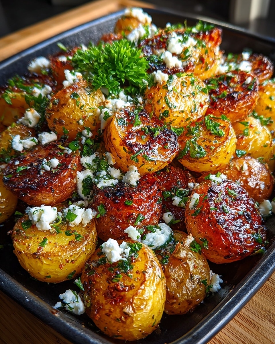 Roasted Sweet Potato Rounds with Honey & Feta Recipe - Recipe Image