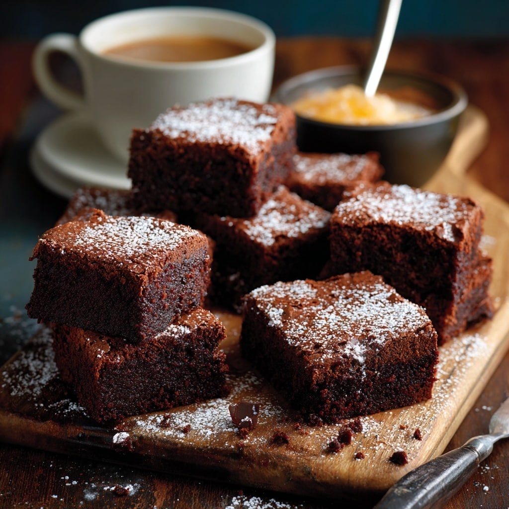 Frosted Gingerbread Brownies Recipe - Recipe Image