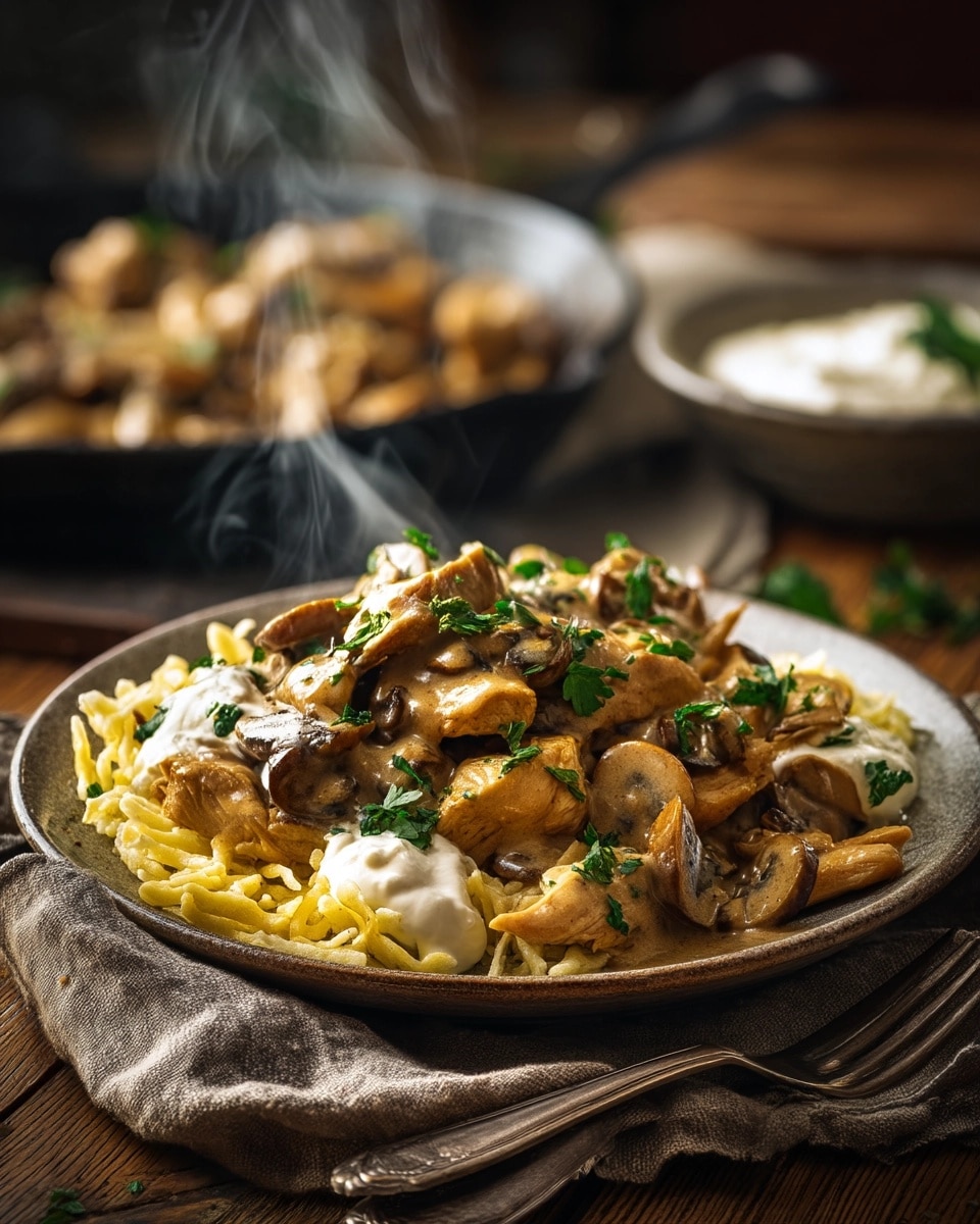 Creamy Chicken Stroganoff Recipe - Recipe Image