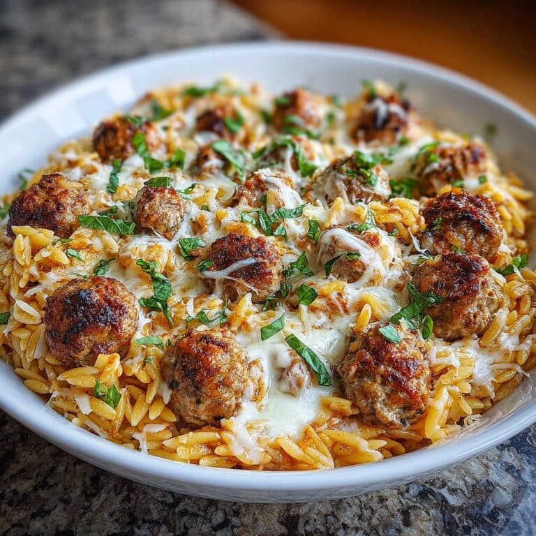 Ground Beef Orzo Skillet Recipe