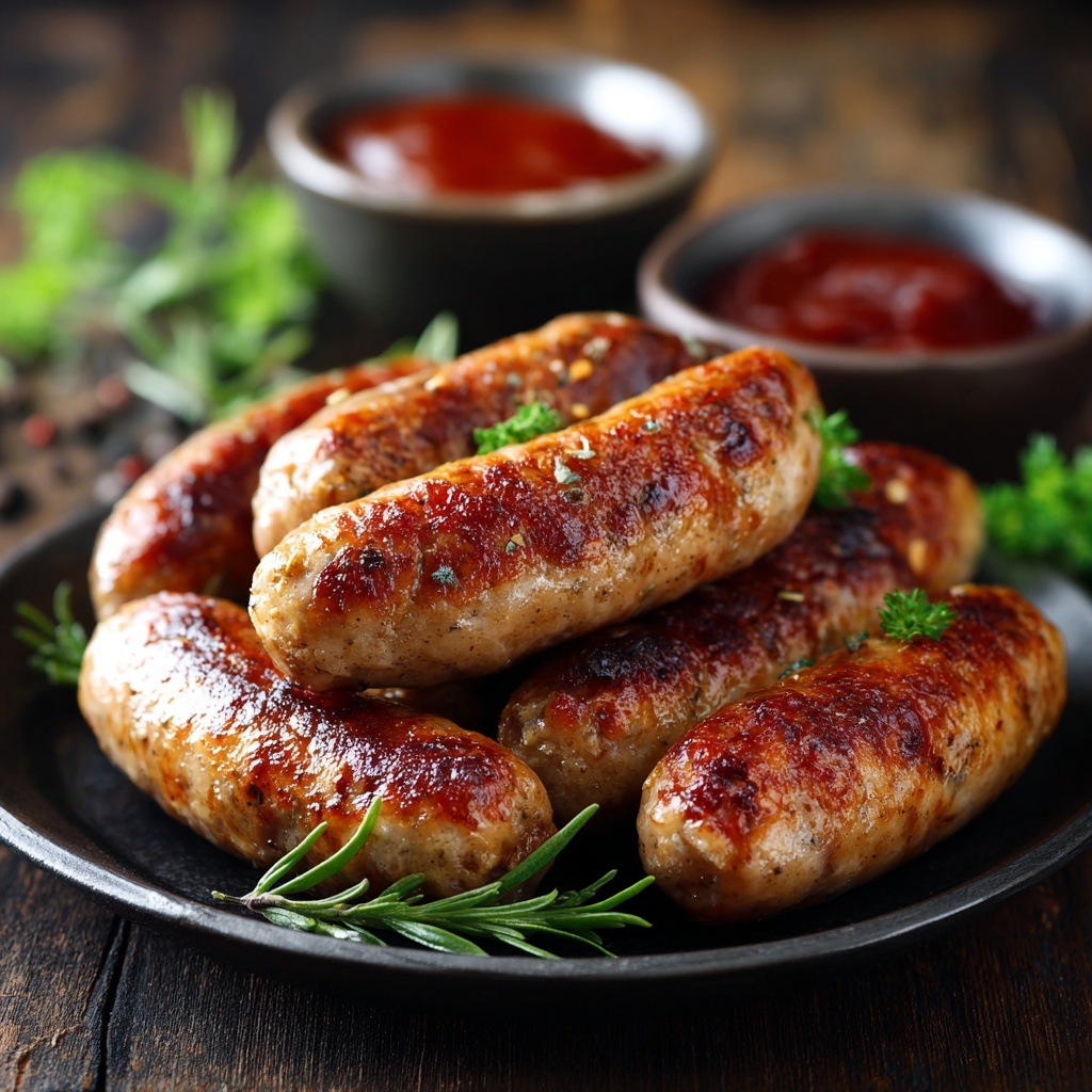 Homemade Beef Breakfast Sausages Recipe - Recipe Image