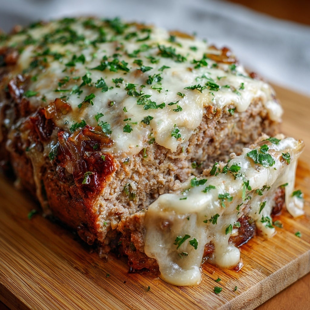 Melt-in-Your-Mouth Garlic Parmesan Chicken Meatloaf Recipe - Recipe Image
