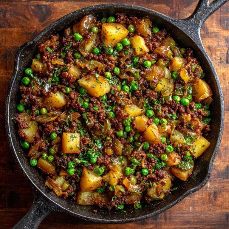 One-Pan Creamy Meat and Potato Skillet Recipe