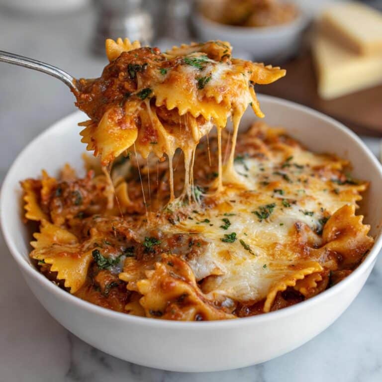 Bow Tie Pasta Lasagna Recipe