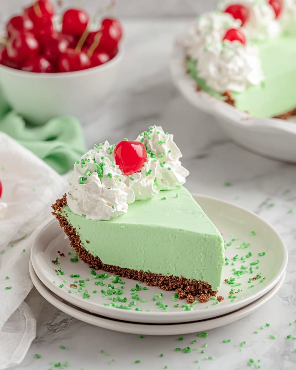 Shamrock Shake Pie Recipe - Recipe Image