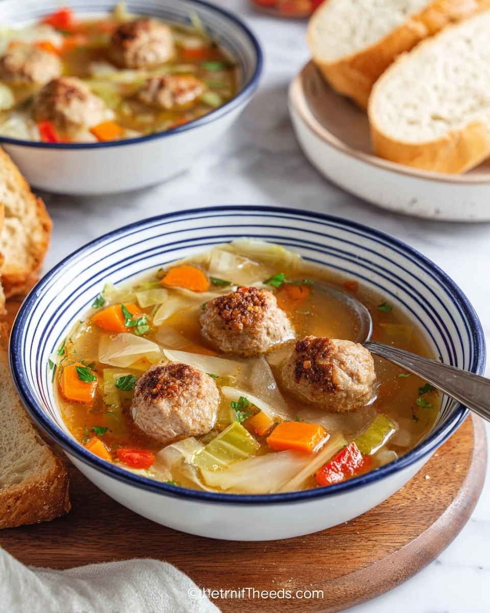 Cabbage Meatball Soup Recipe - Recipe Image