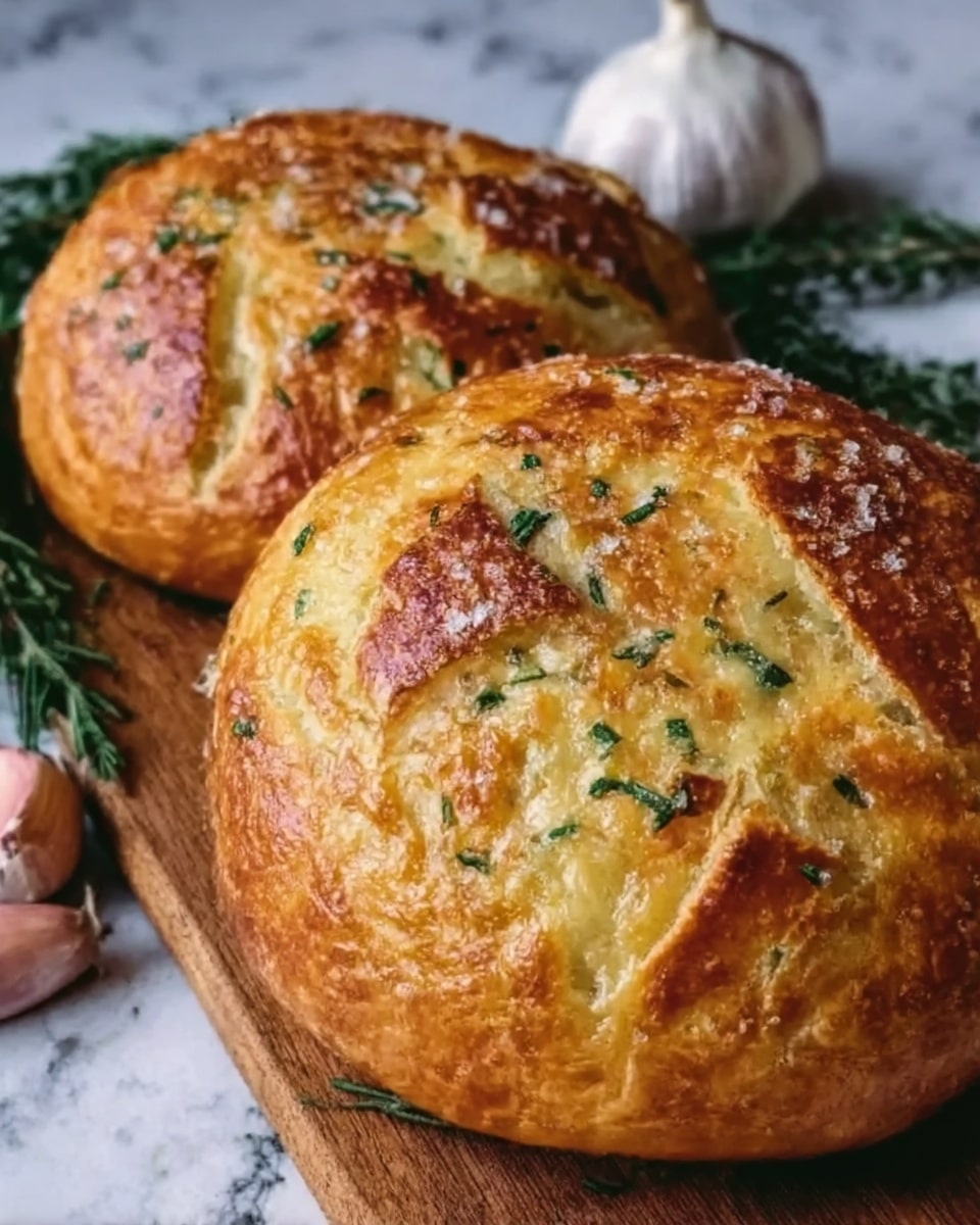 Homemade Garlic Rosemary Bread Recipe - Recipe Image