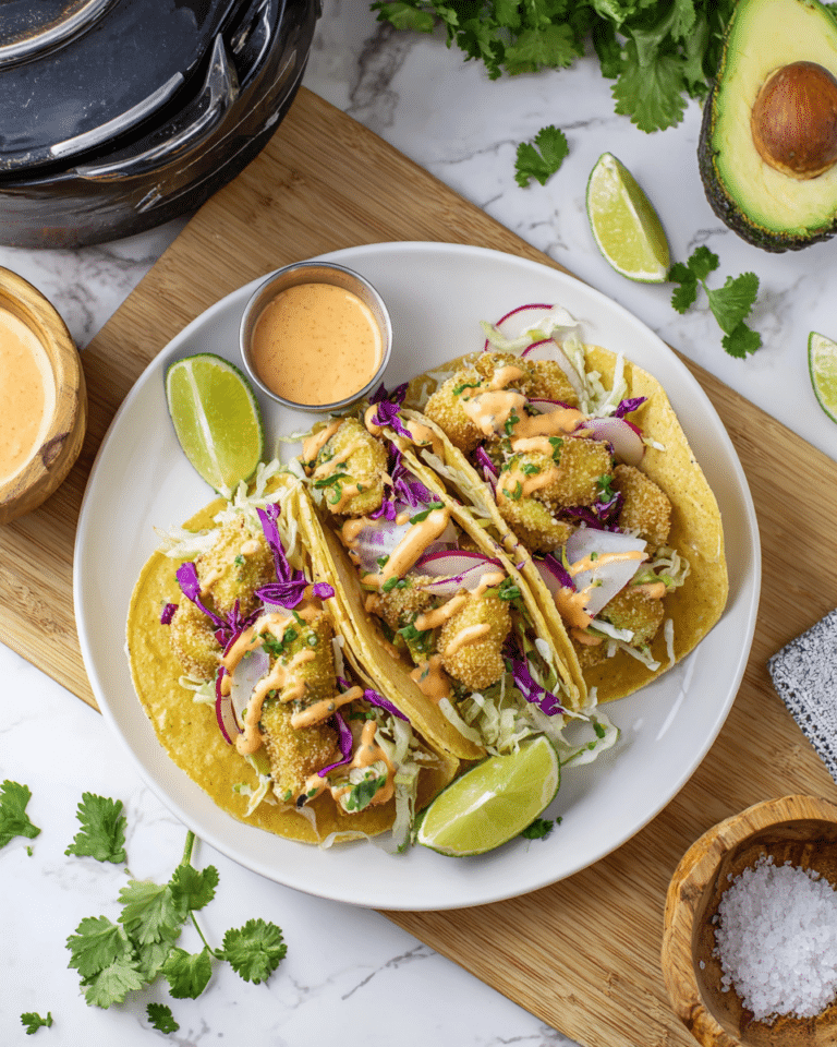 Air Fryer Avocado Tacos Recipe