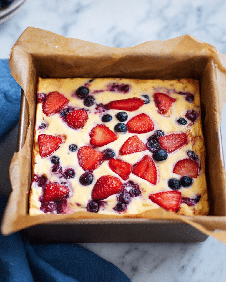Baked Yogurt with Berries Recipe