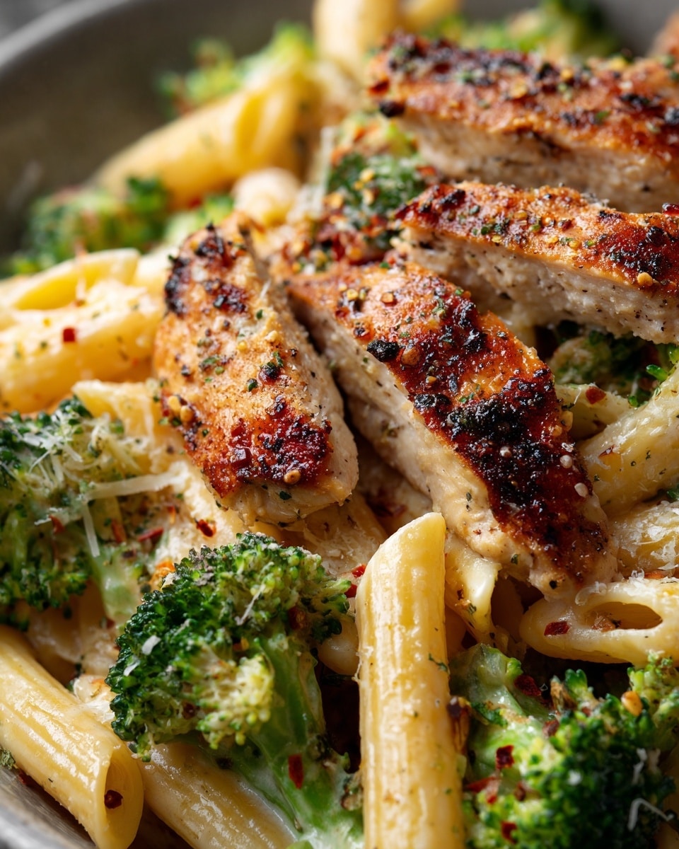 Spicy Garlic Chicken and Broccoli Noodle Bowls Recipe - Recipe Image