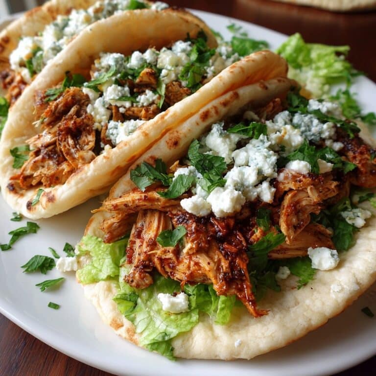 Slow Cooker Chicken Shawarma with Tzatziki Sauce in Pitas Recipe