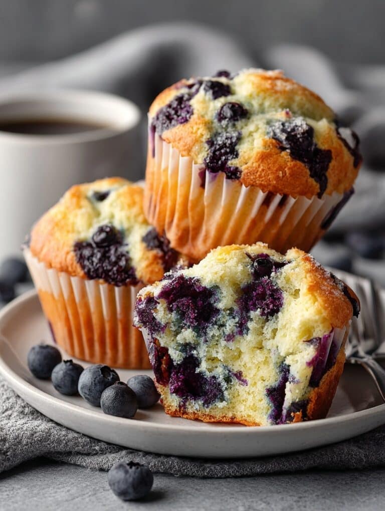Blueberry Cream Cheese Muffins Recipe