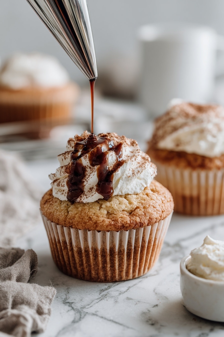 Fluffy Japanese Cotton Cheesecake Cupcakes Recipe - Recipe Image