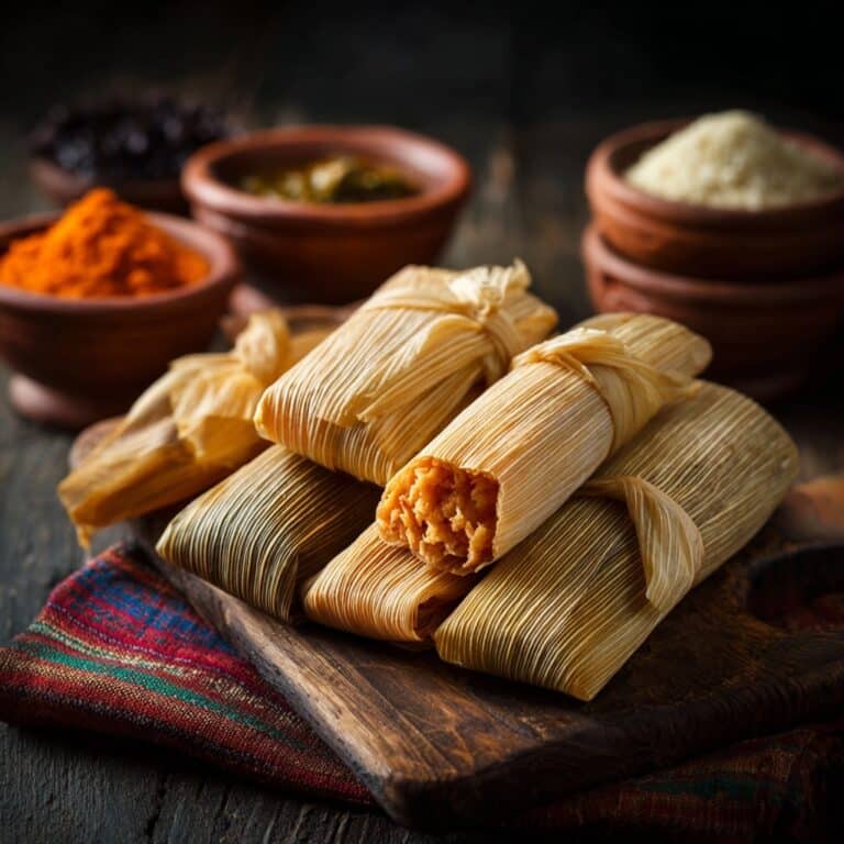 Classic Beef Tamales with Red Chile Sauce Recipe