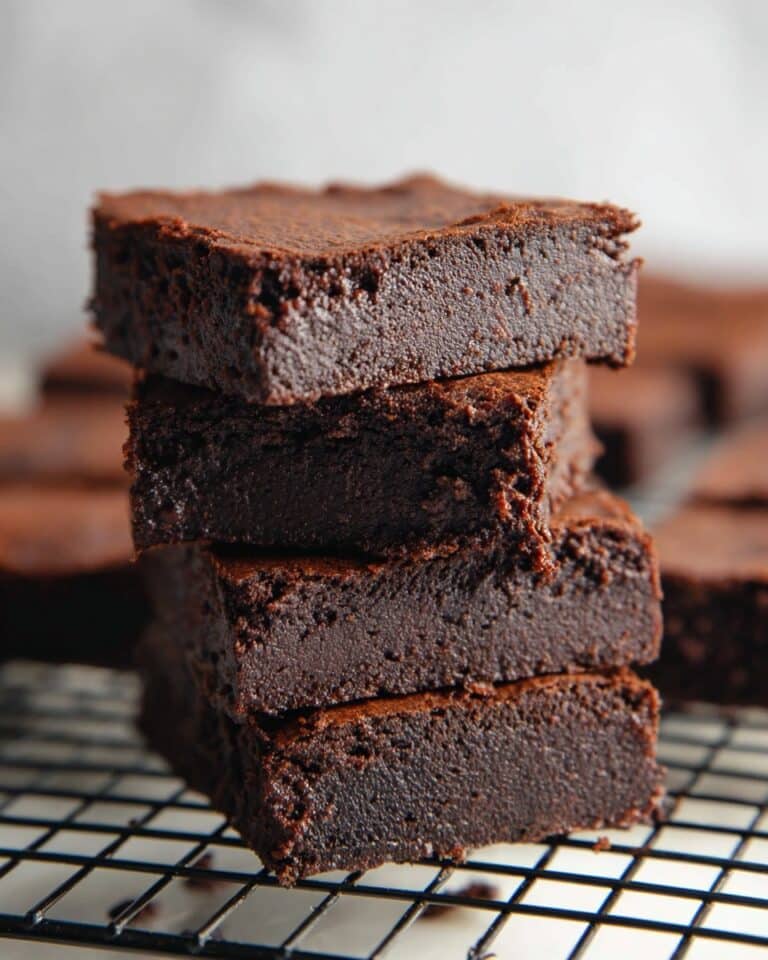Healthy 3-Ingredient Banana Cocoa Peanut Butter Brownies Recipe