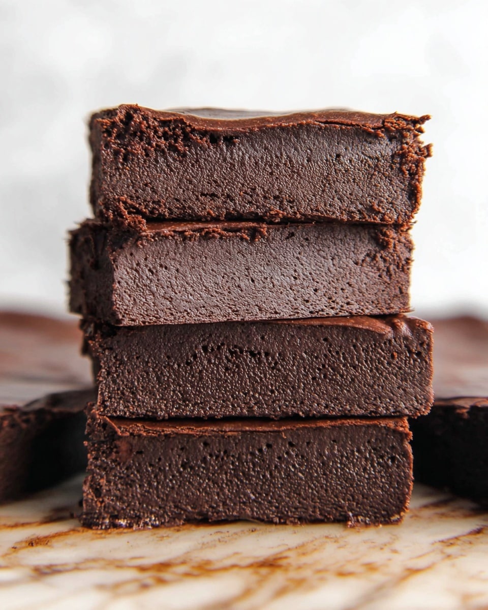 Healthy 3-Ingredient Banana Cocoa Peanut Butter Brownies Recipe - Recipe Image