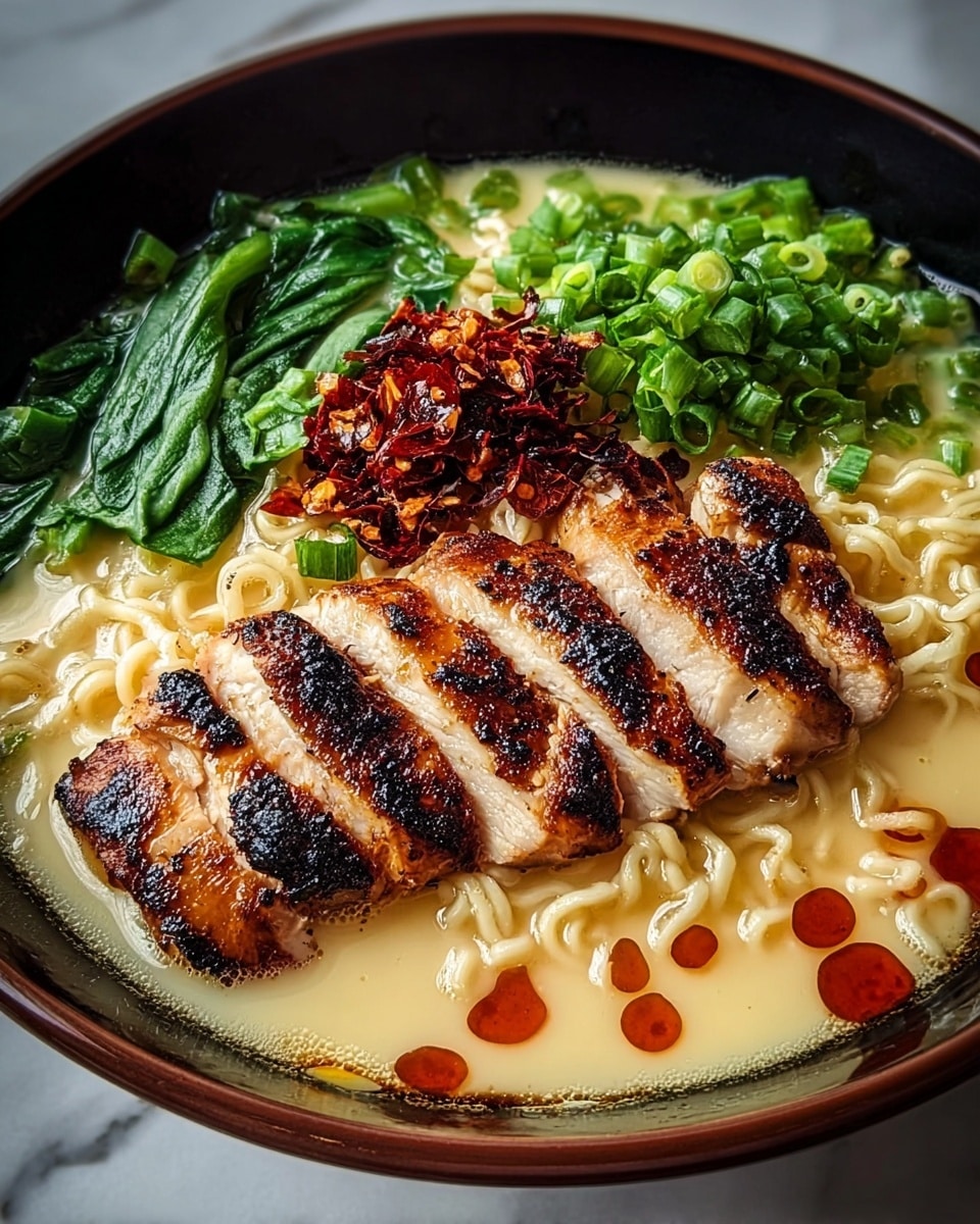 Fiery Chicken Ramen: The Ultimate Spicy Noodle Soup Recipe - Recipe Image