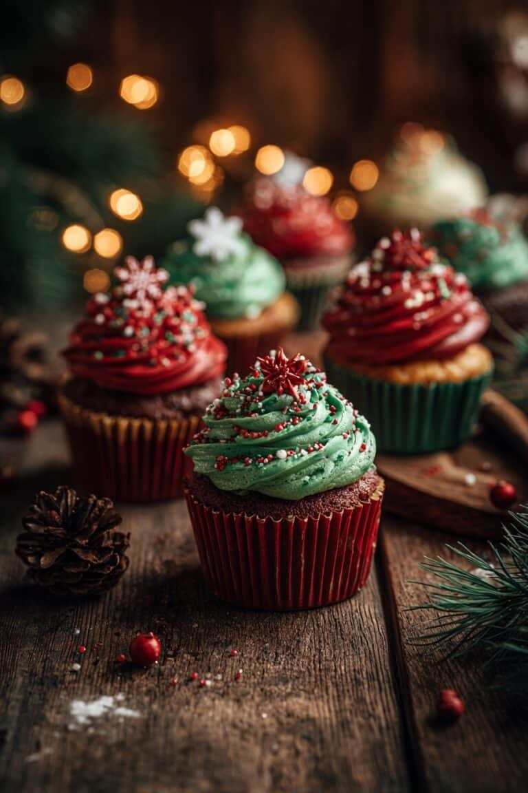 Christmas Spiced Chocolate Cranberry Muffins Recipe