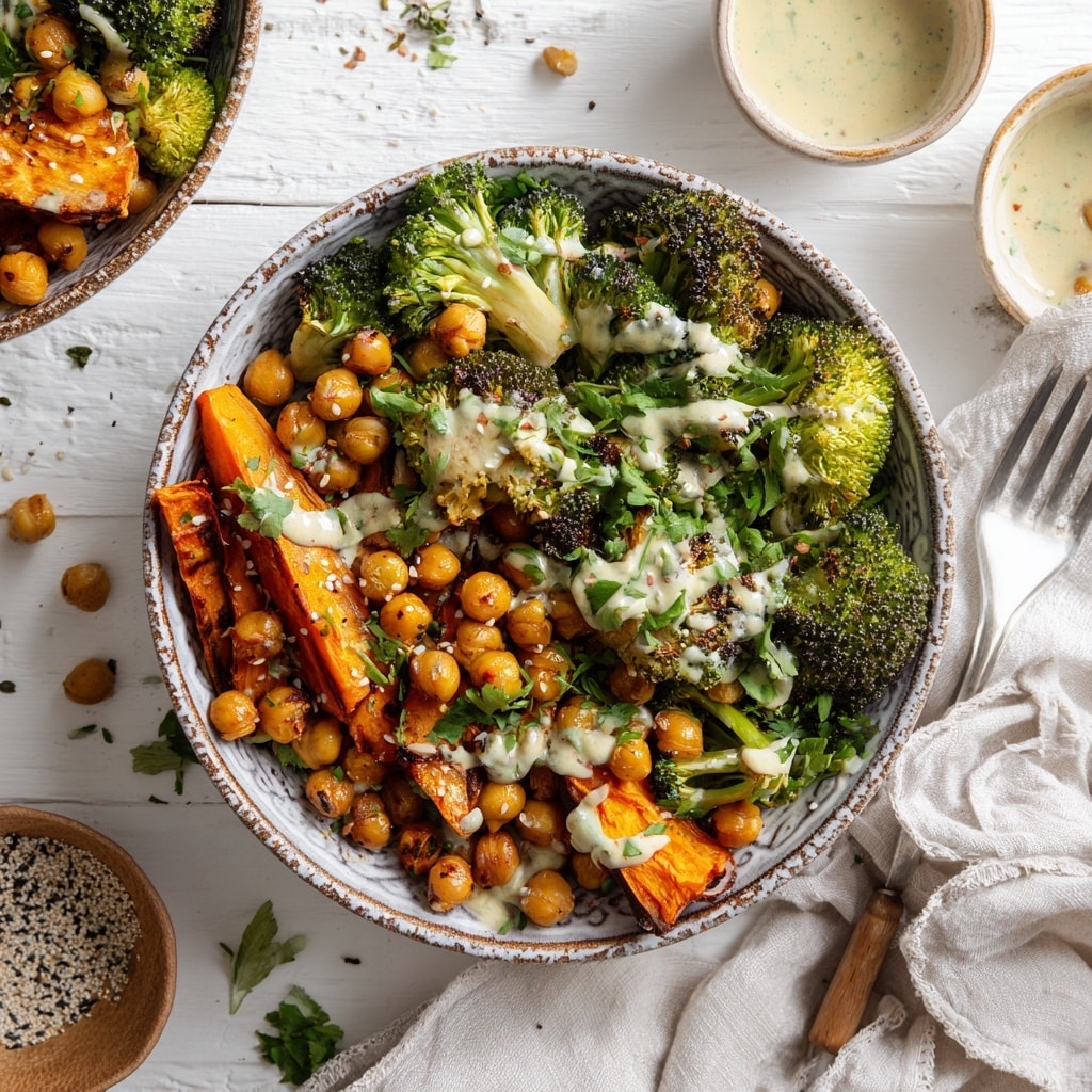 Chickpea, Spinach & Almond Butter Bowl Recipe - Recipe Image