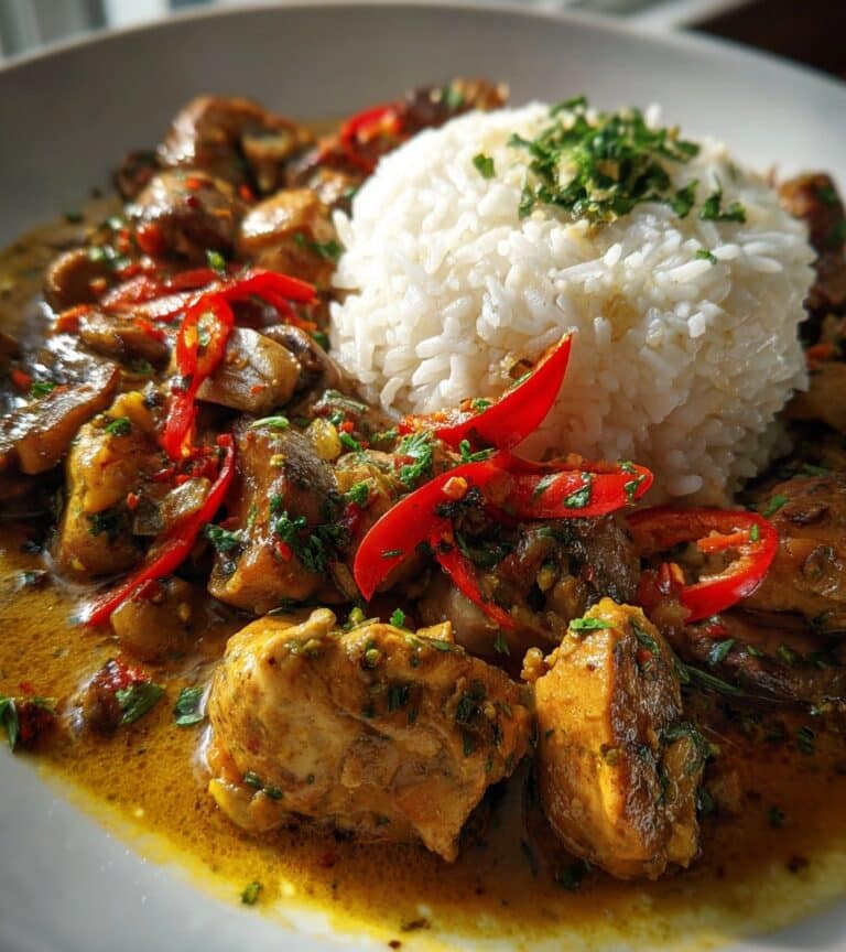 Slow-Cooked Thai Peanut Chicken Recipe