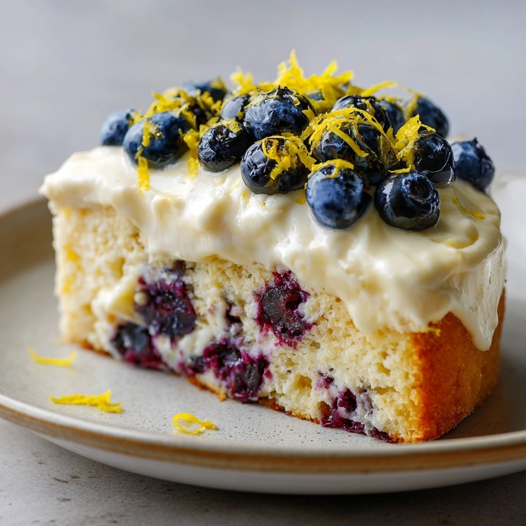 Lemon Blueberry Dump Cake Recipe - Recipe Image