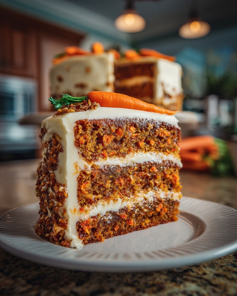 8x8 Small-Batch Carrot Cake with Cream Cheese Frosting Recipe - Recipe Image