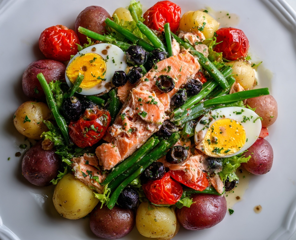 Nicoise Salad (French Salad with Tuna) Recipe - Recipe Image