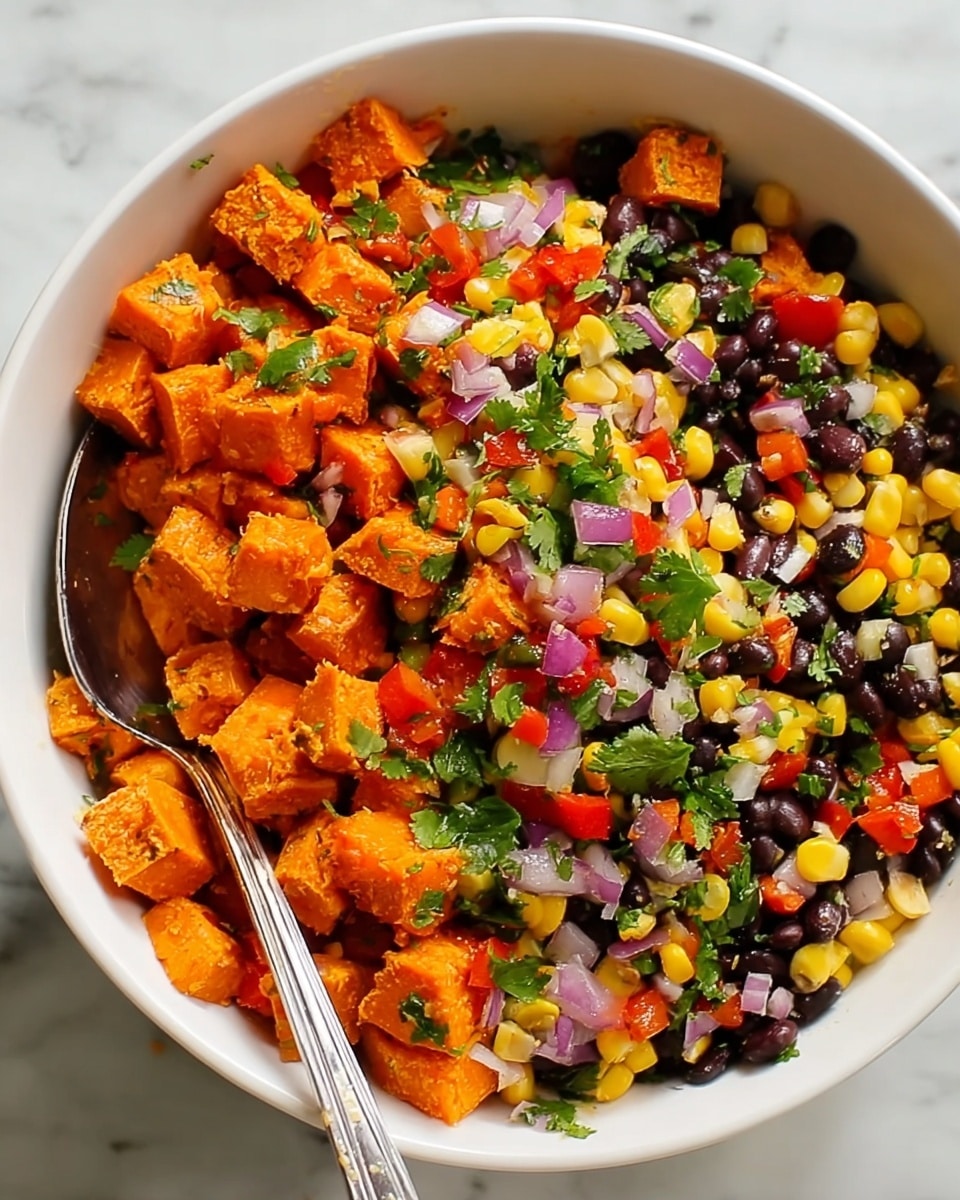 Roasted Sweet Potato Black Bean Salad Recipe - Recipe Image