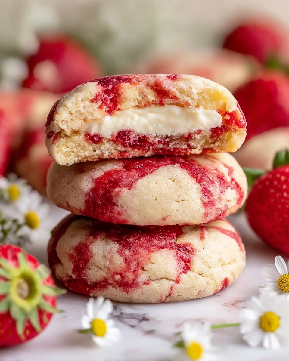 Strawberry Cheesecake Cookies Recipe - Recipe Image