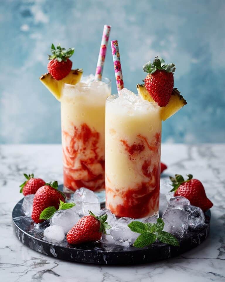 Virgin Strawberry Pina Colada Recipe
