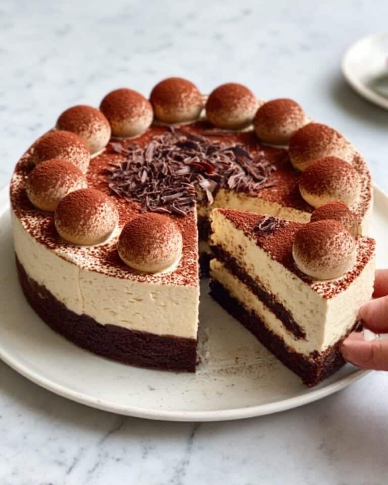 Decadent Italian Tiramisu Cheesecake Recipe