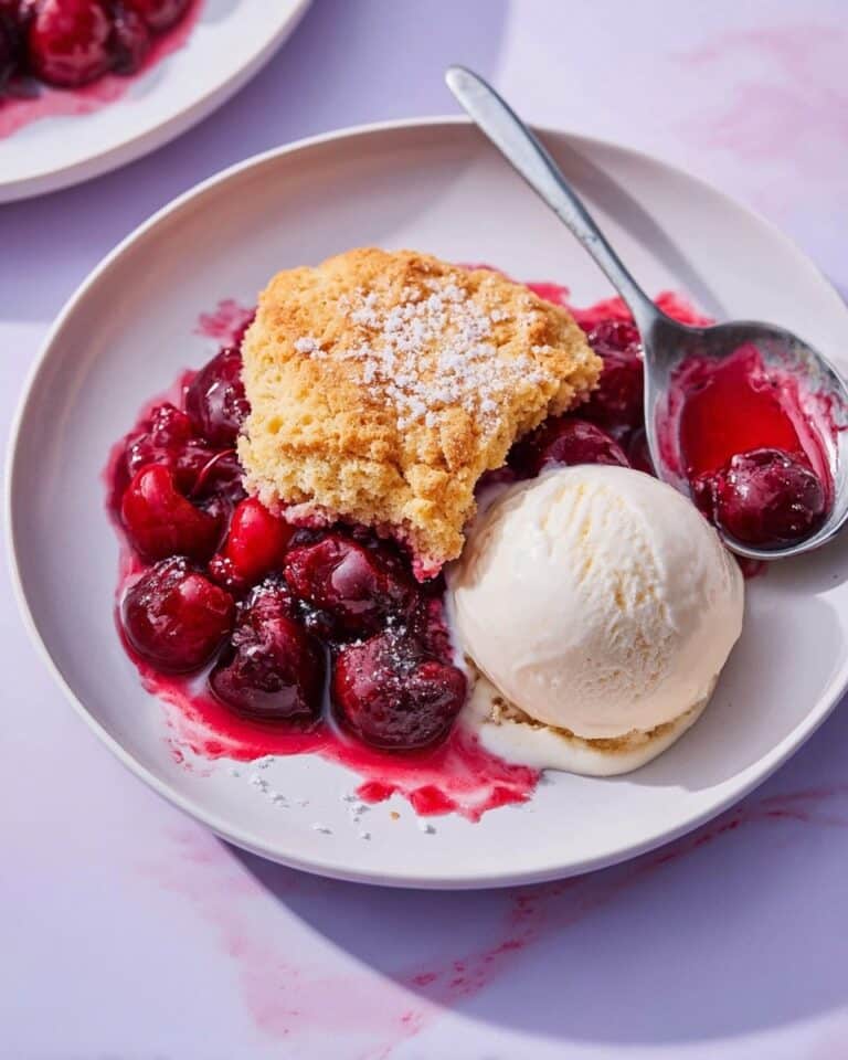 Buttermilk Biscuit Cherry Cobbler Recipe