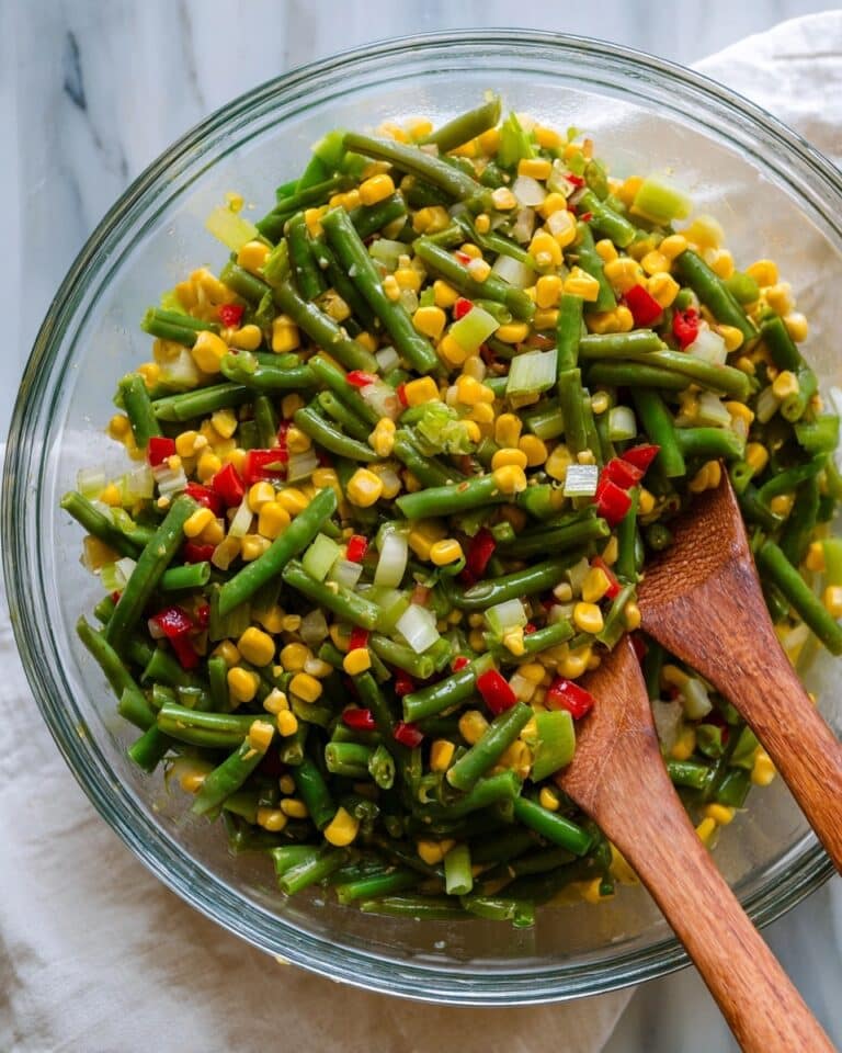 Mom’s Marinated Green Bean and Vegetable Salad Recipe