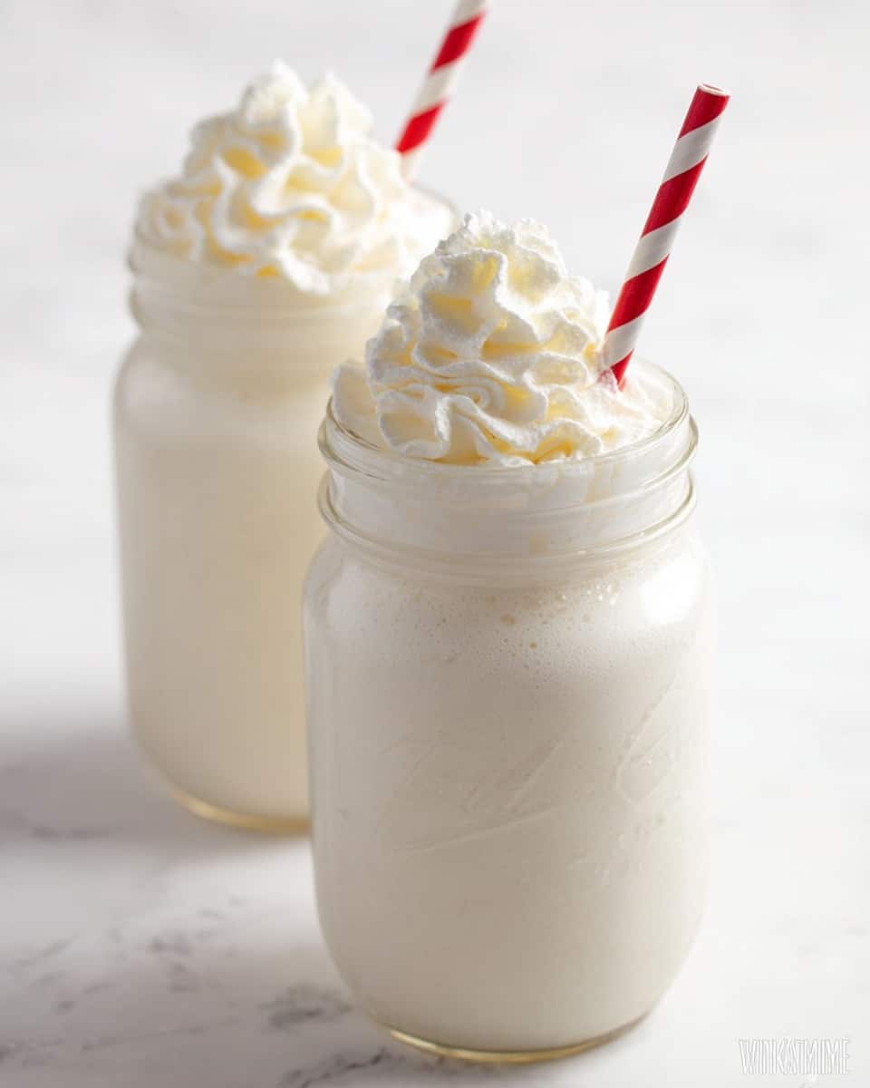 Keto Vanilla Coconut Milkshake Recipe - Recipe Image