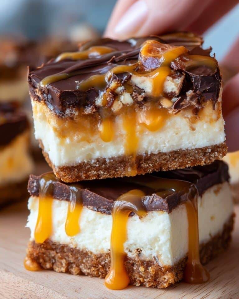 Butterfinger Caramel Cheesecake Bars Recipe