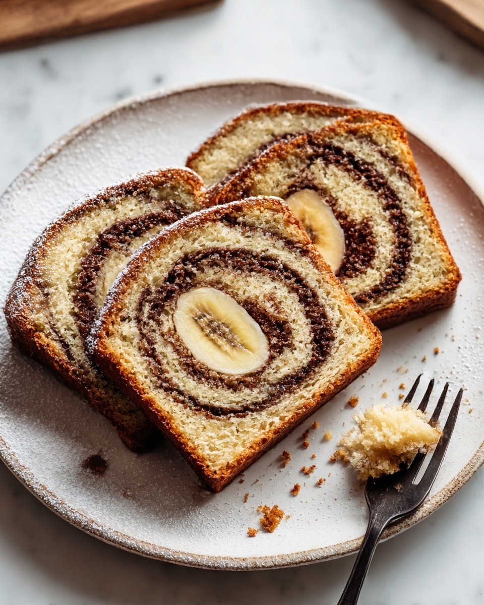 Easy Classic Cinnamon Swirl Banana Bread Recipe - Recipe Image