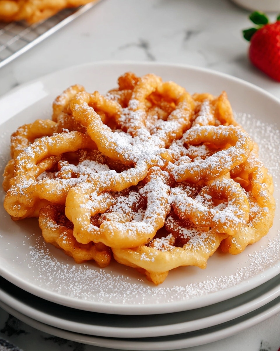 Homemade Funnel Cake Recipe - Recipe Image