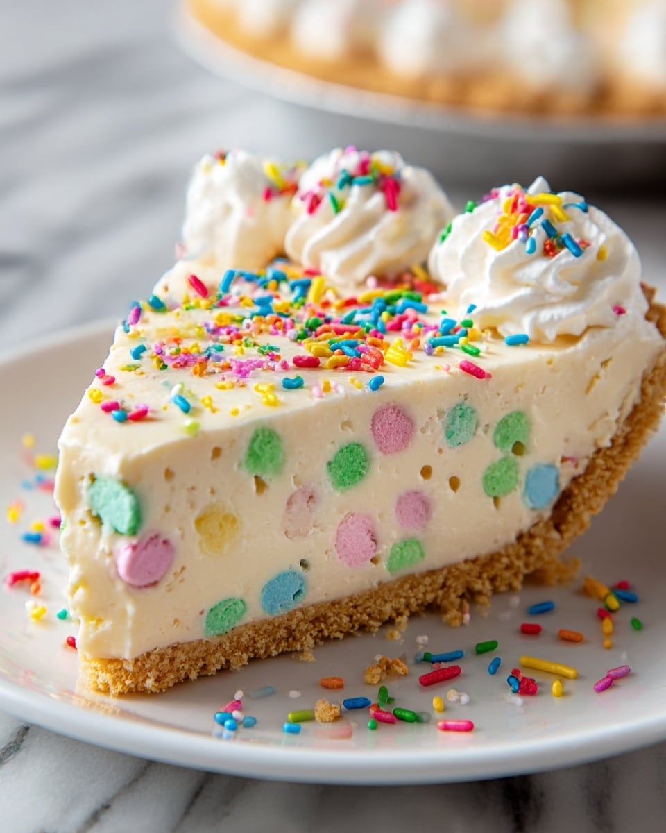 Birthday Cake Pie Recipe - Recipe Image